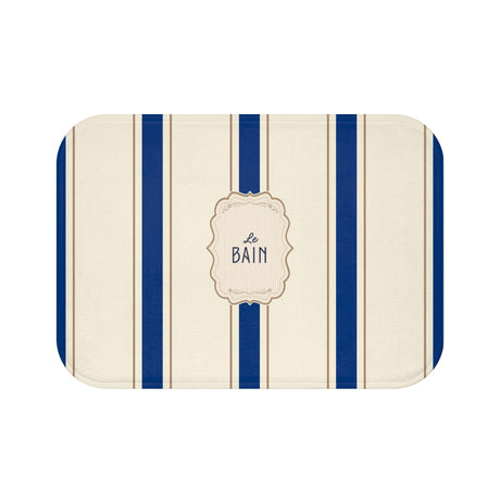 Le Bain Classic Striped Bath Mat, SEA BLUE