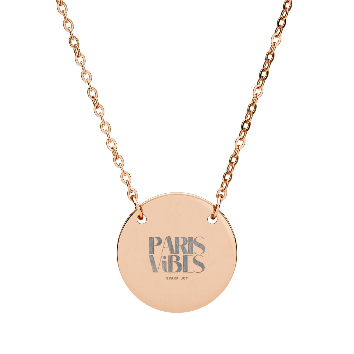 PARIS Vibes Circle Necklace - Stylish Jewelry