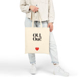 Black Canvas Tote, OUI, Oui!