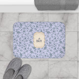 Le Bain French Blue Floral Bath Mat