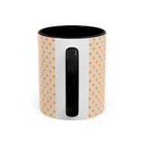 Bonjour Polka Dot Coffee Mug