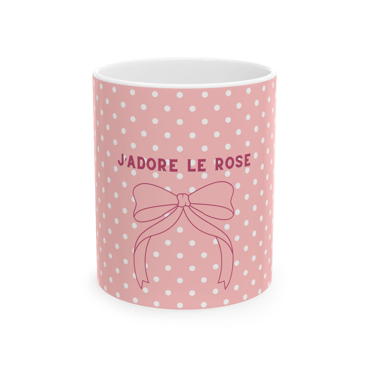 J'adore le rose | I LOVE PINK Ceramic Mug