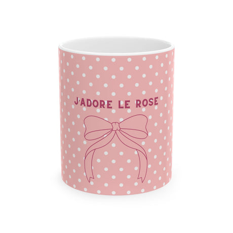 J'adore le rose | I LOVE PINK Ceramic Mug