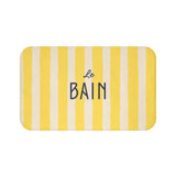 Le Bain Yellow Stripe Bath Mat — French Bathroom Floor Rug