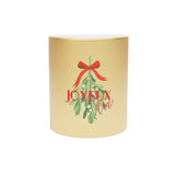 Metallic Joyeux Noel Christmas Morning Cup, Holiday Sparkle