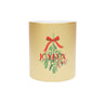 Metallic Joyeux Noel Christmas Morning Cup, Holiday Sparkle