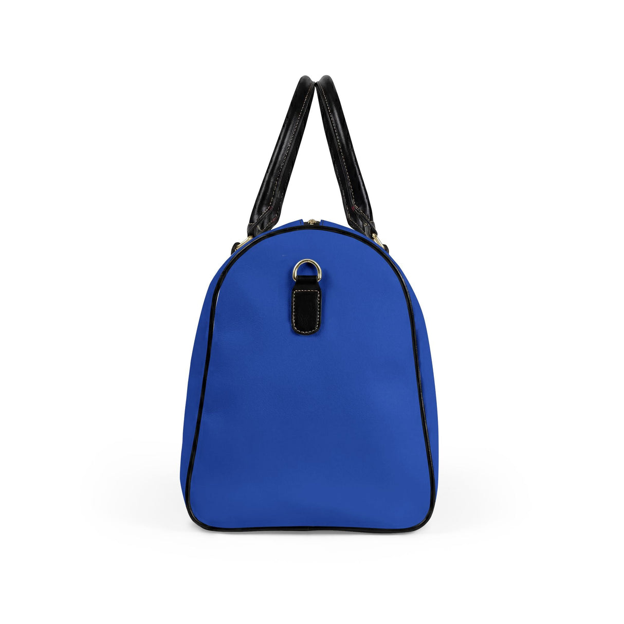 Paris Je T'aime Leather Weekender Bag - blue