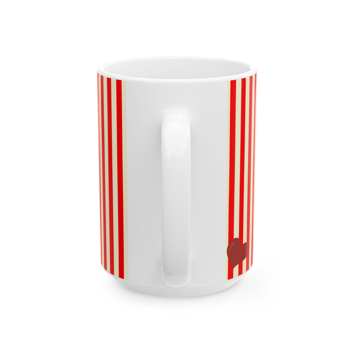 I Love Coffee Ceramic Mug-RED, J'adore le café