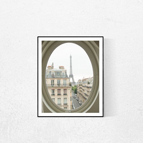 Eiffel Tower Room with a View Photograph