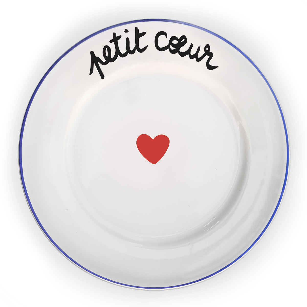 Petit Cœur French Dessert Plate