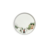 Pillivuyt Winter Decor Toulouse Plate 7.75", Set of 4