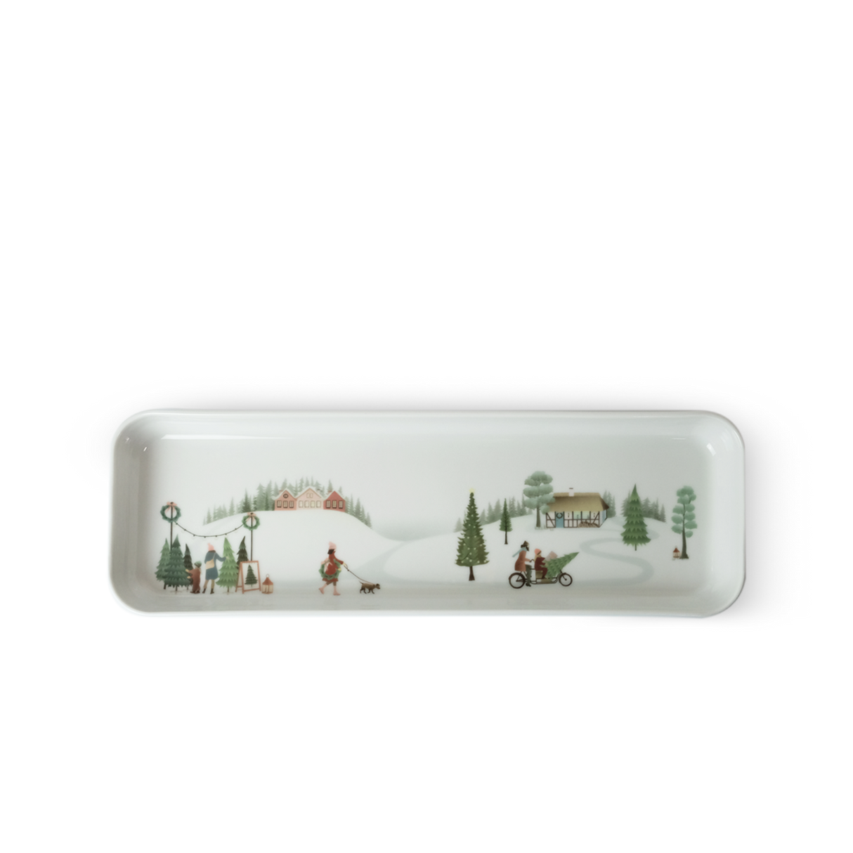 Pillivuyt Winter Decor Plisse Tapas 14 x 4.5"