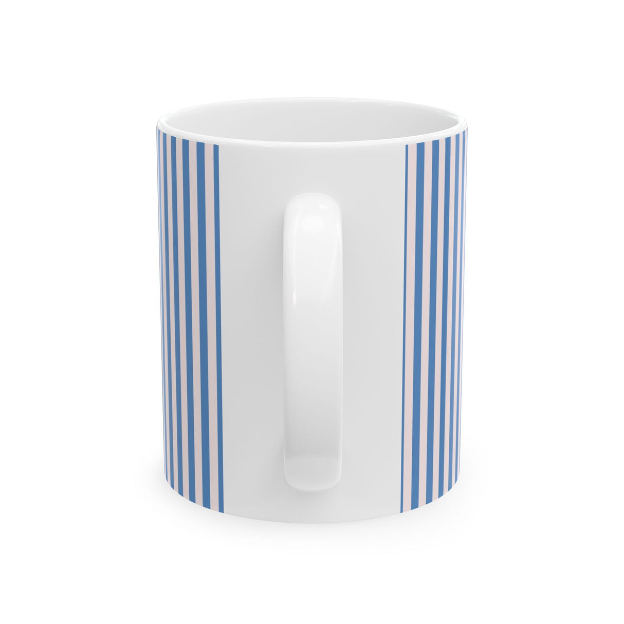 Blue Stripped Kid's Mug, Mon Petit Lapin