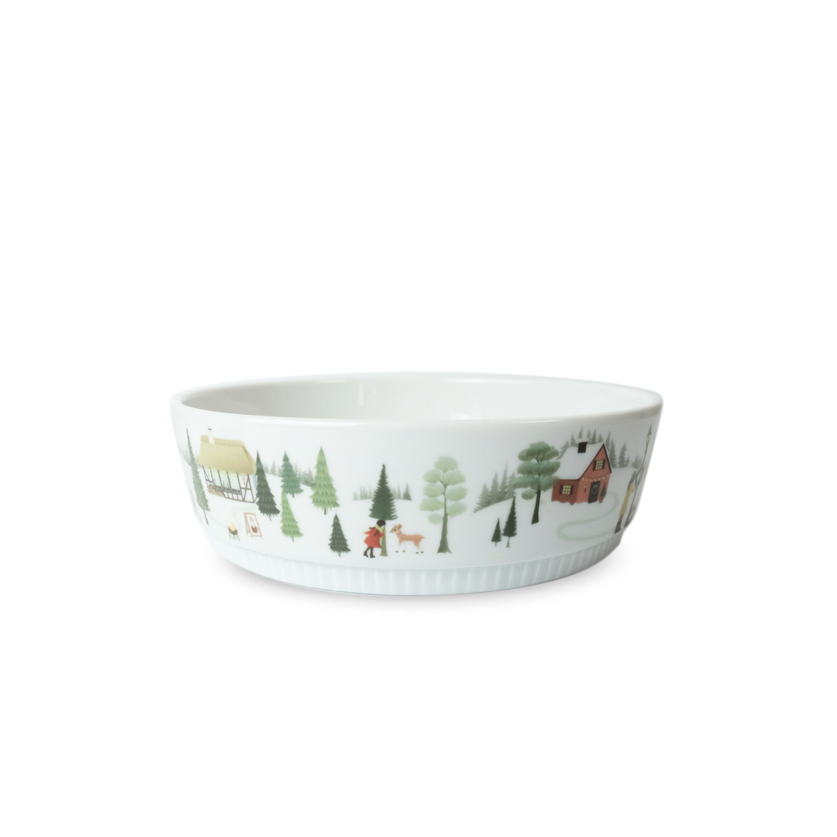 Pillivuyt Winter Decor Toulouse Gratin 7.75", 1 qt