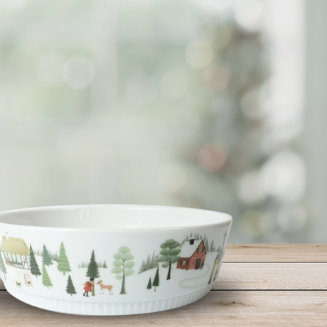 Pillivuyt Winter Decor Toulouse Gratin 7.75", 1 qt
