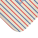 Le Bain Tricolor Striped Bath Mat, Crean