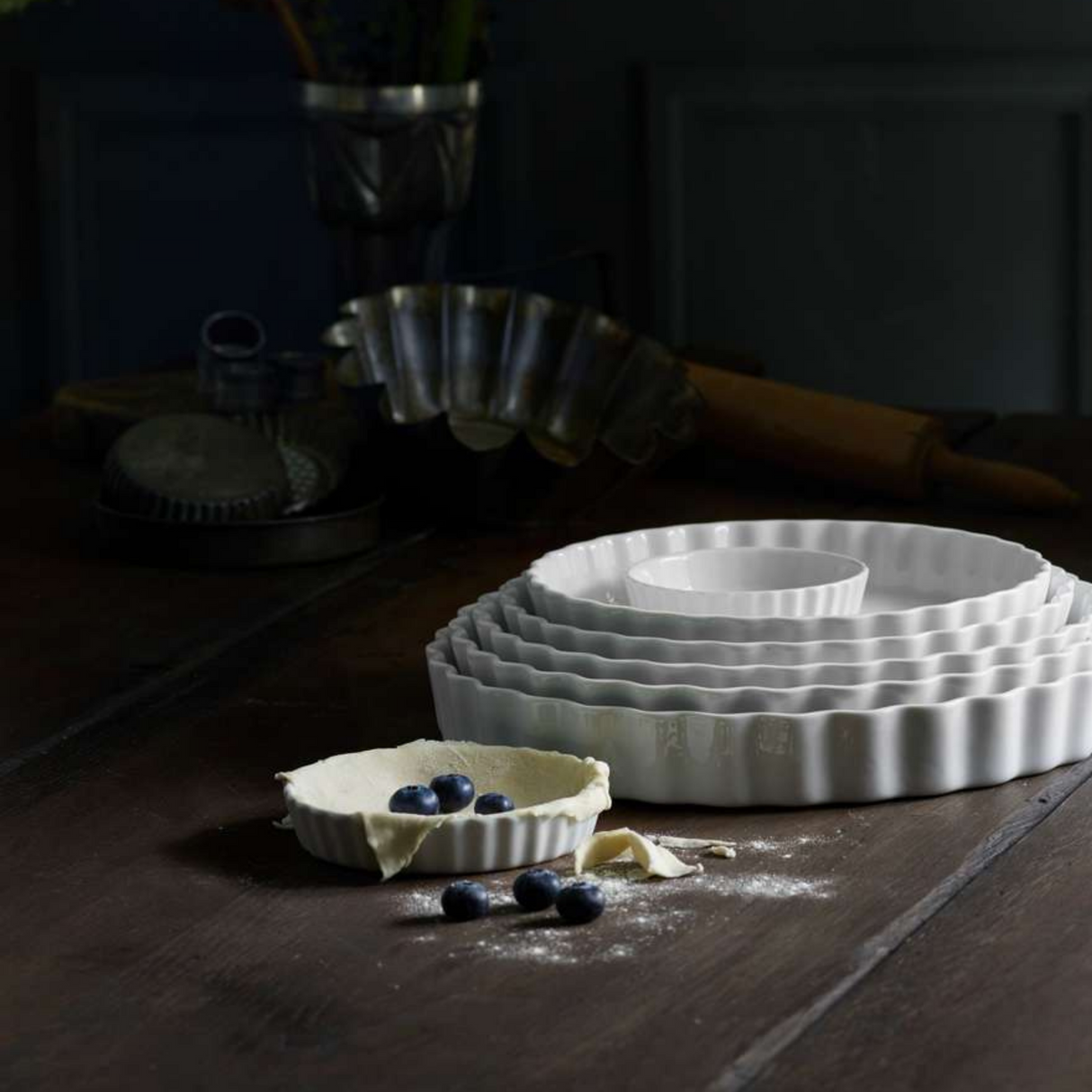 Pillivuyt Round Tart Dishes