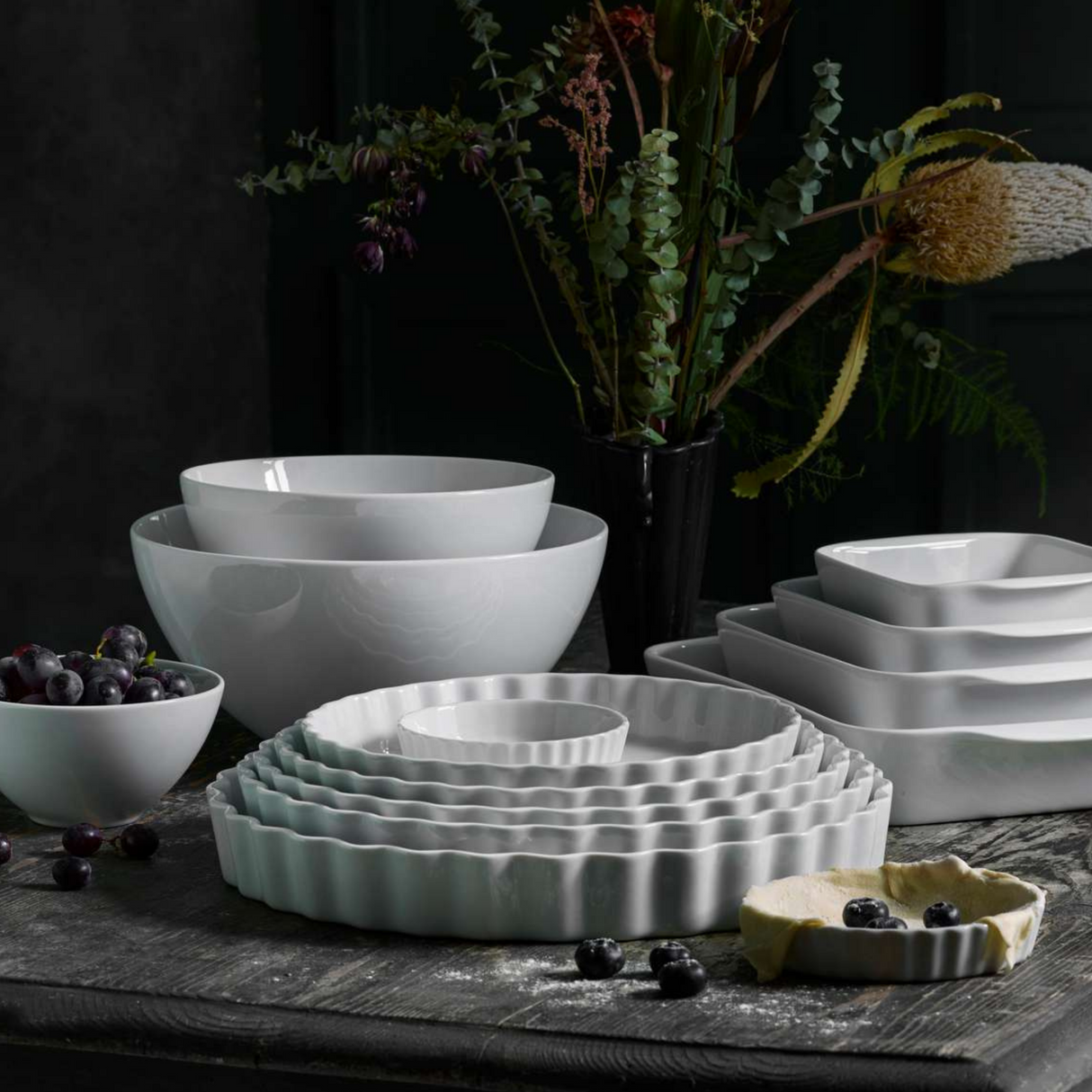 Pillivuyt Round Tart Dishes
