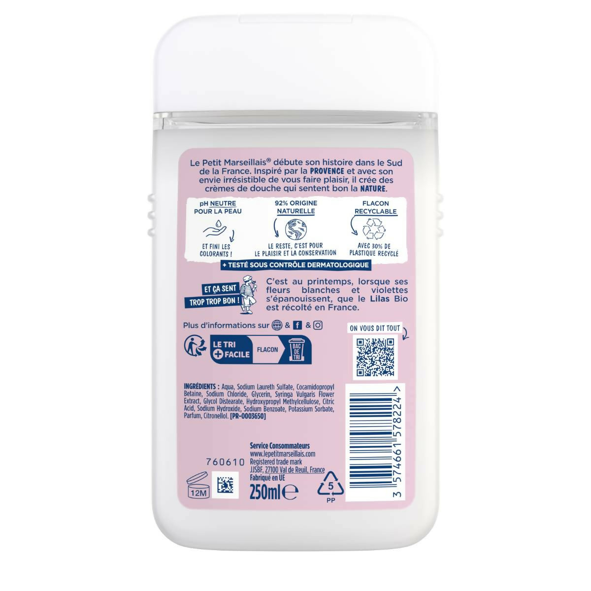 Le Petit Marseillais Shower gel Lilac Bio – French Wink