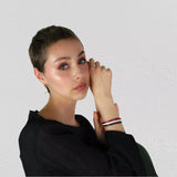 Gustave single wrap leather bracelet