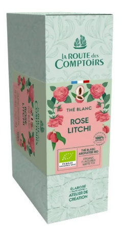 Tea - Cafes Richard - Organic Rose Litchi - White Tea