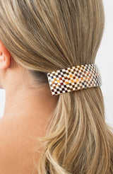 Rectangle Volume Barrette - French Classic