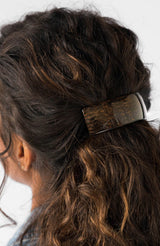 Rectangle Volume Barrette - French Classic
