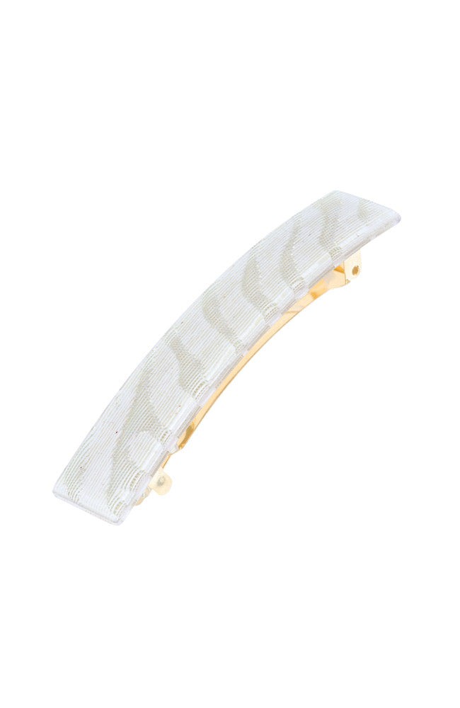 Classic Rectangle Barrette - French Classic