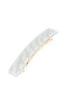 Classic Rectangle Barrette - French Classic