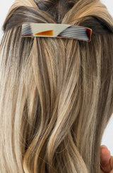 Classic Rectangle Barrette - French Classic