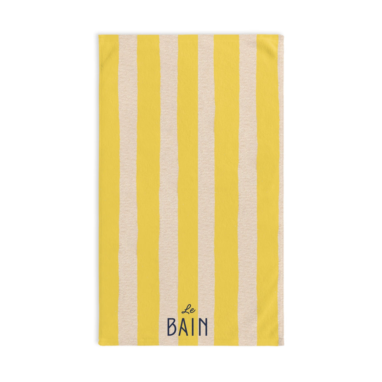 Le Bain Yellow Striped Hand Towel