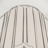 Shower Curtain — Grey Striped French 'Le Bain' Bathroom Decor