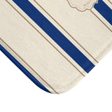 Le Bain Classic Striped Bath Mat, SEA BLUE