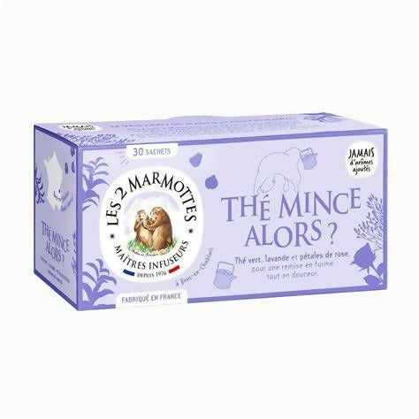 Les 2 Marmottes - The Mince Alors, Organic Green Tea with Rose & Lavender