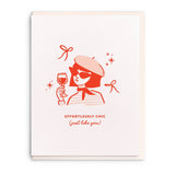 Effortlessly Chic  Friendship Greeting Card