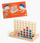 4 in a Row Wooden Board Game - Recreational Toy - Moulin Roty