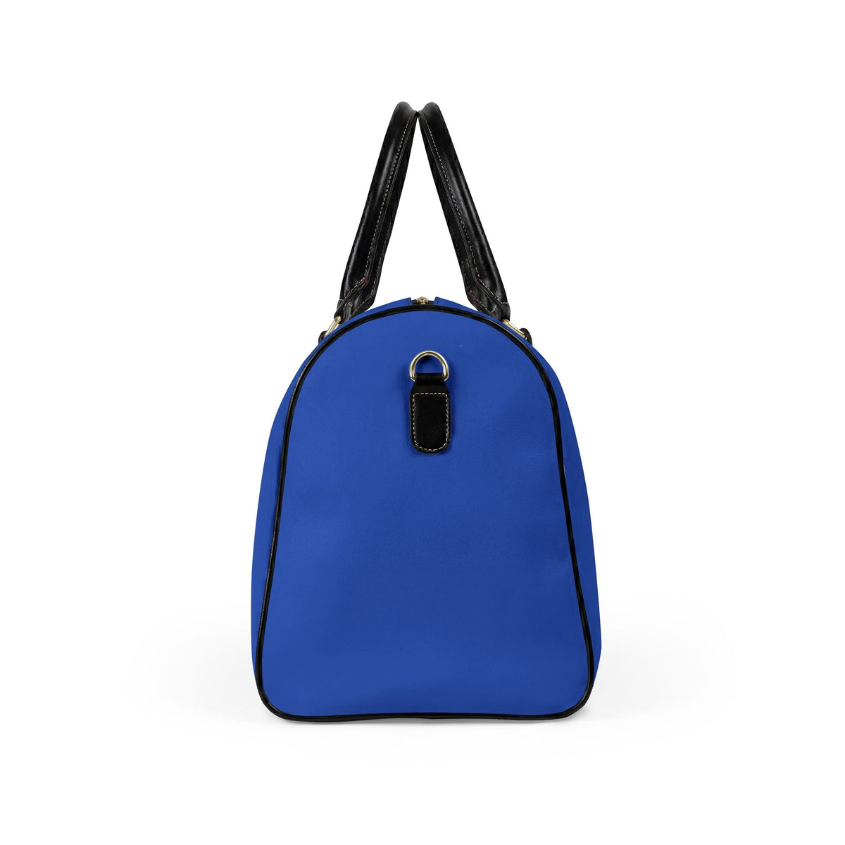 Paris Je T'aime Leather Weekender Bag - blue