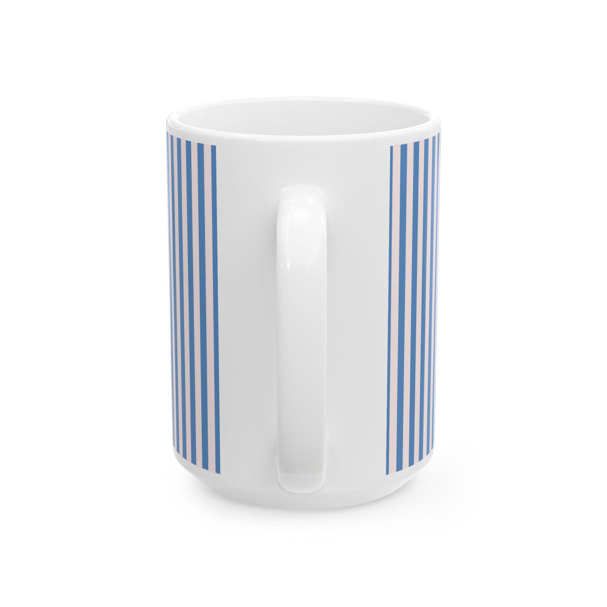 Blue Stripped Kid's Mug, Mon Petit Lapin