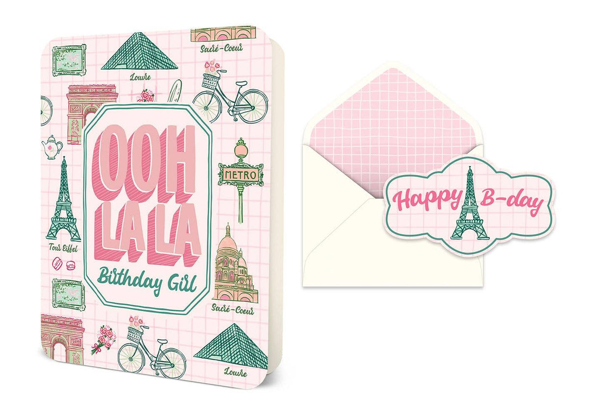 Ooh La La Birthday Girl Greeting Card