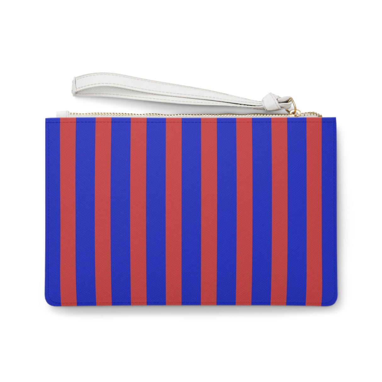 PARIS VIBES Blue Stripe Clutch Bag