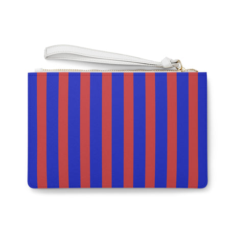 PARIS VIBES Blue Stripe Clutch Bag