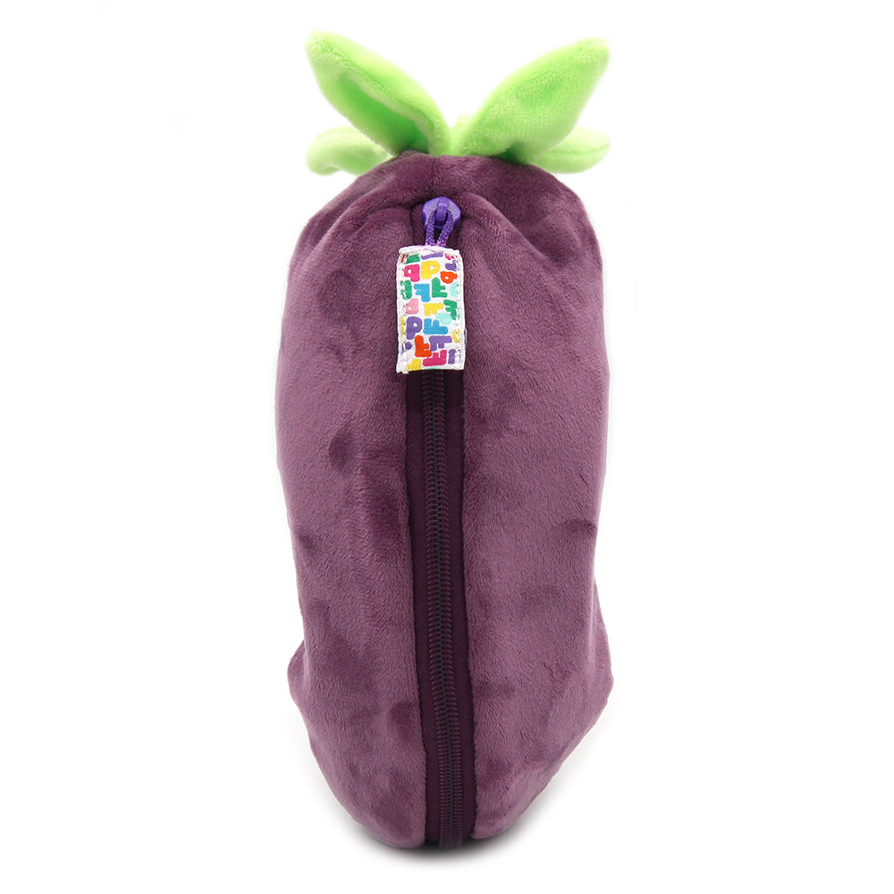Velvet the Elephant/Eggplant - Flipetz stuffed Animal
