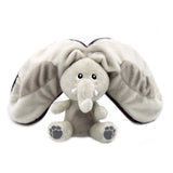 Velvet the Elephant/Eggplant - Flipetz stuffed Animal