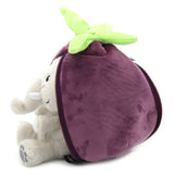 Velvet the Elephant/Eggplant - Flipetz stuffed Animal