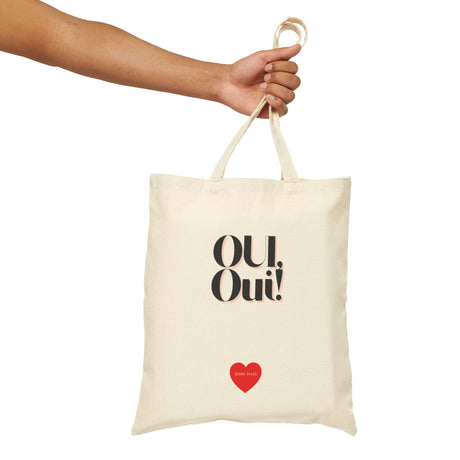 Black Canvas Tote, OUI, Oui!