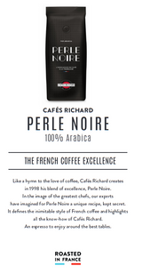Coffee- Cafés Richard Perle Noire Whole Bean 8.8oz Bag