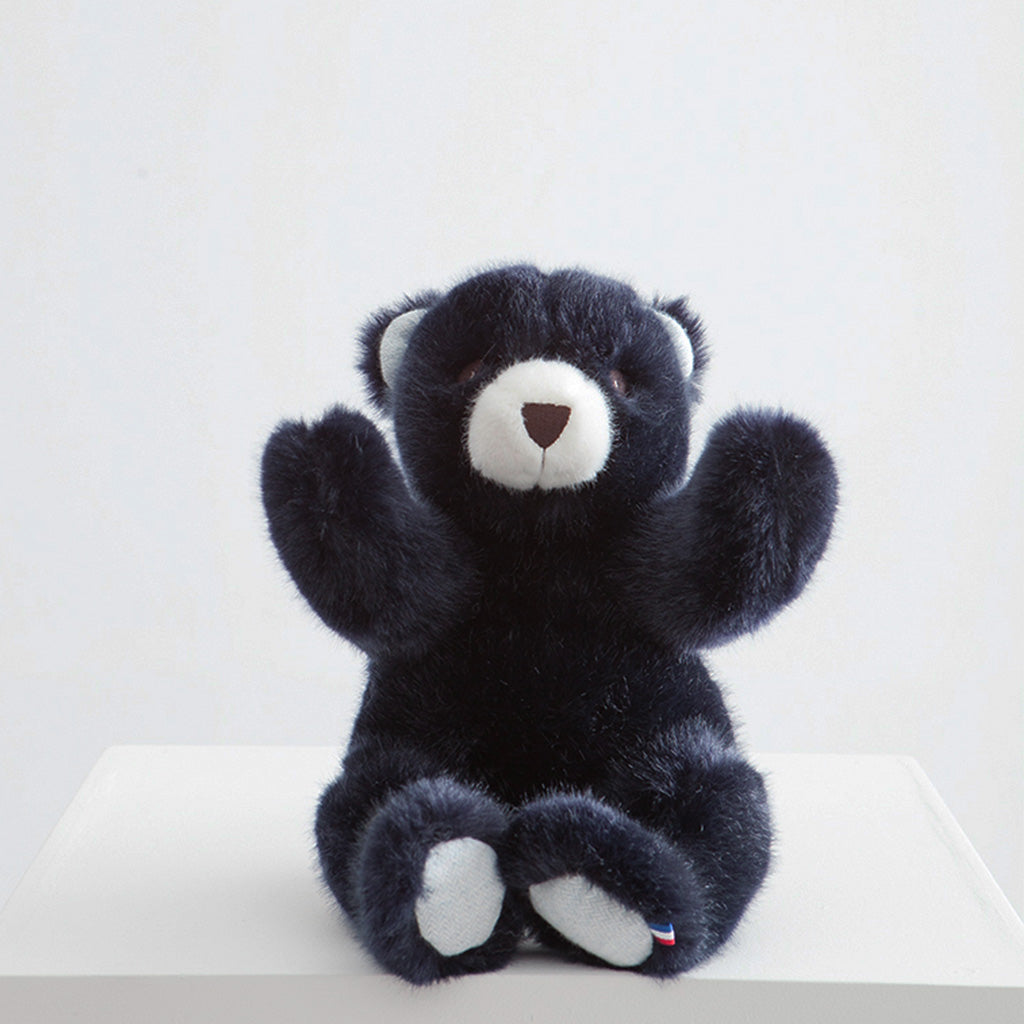 Robert the Bear | Navy | Chevron Print