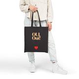 Black Canvas Tote, OUI, Oui!