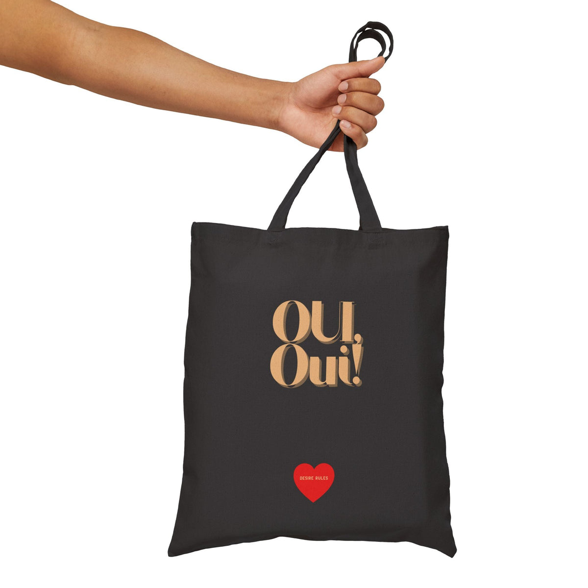 Black Canvas Tote, OUI, Oui!