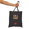 Black Canvas Tote, OUI, Oui!